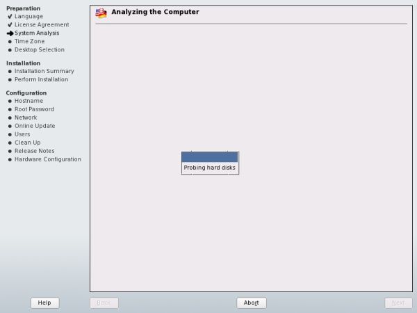 SUSE hardware inspection
