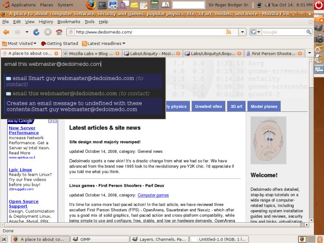 Ubiquity email image