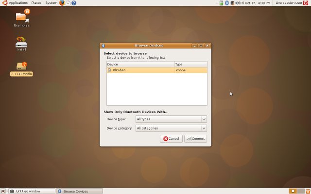 Ubuntu 8.10 bluetooth 1