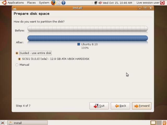 Ubuntu 8.10 install 4