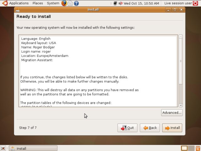 Ubuntu 8.10 install 7