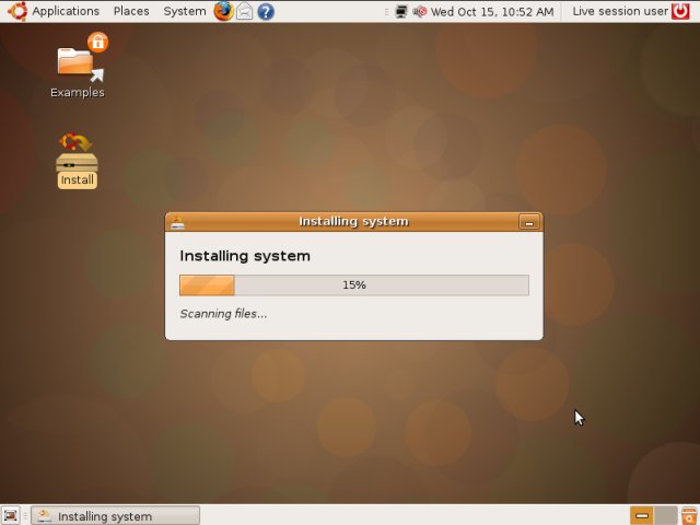 Ubuntu 8.10 install 8