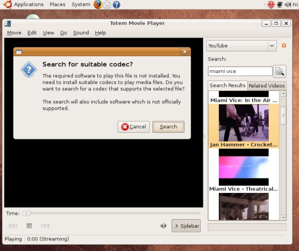 Totem youtube streaming 1