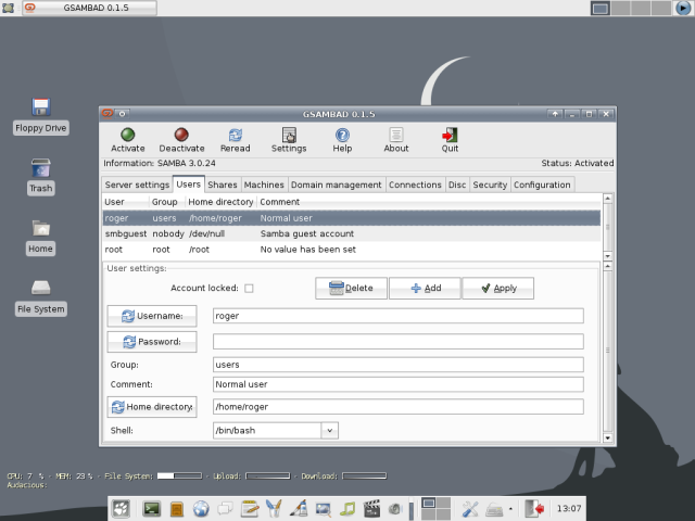 Wolvix GSAMBAD users