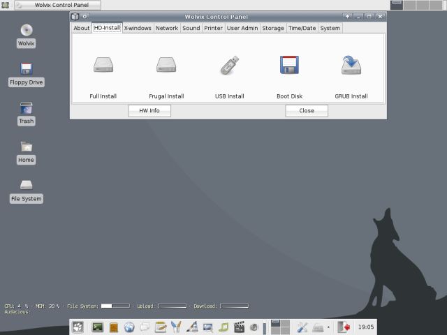 Wolvix HD install