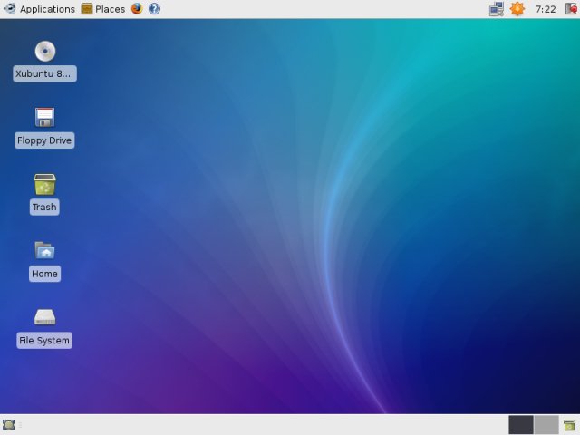 WUBI Xubuntu desktop