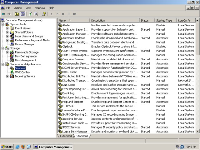 XP profiles services