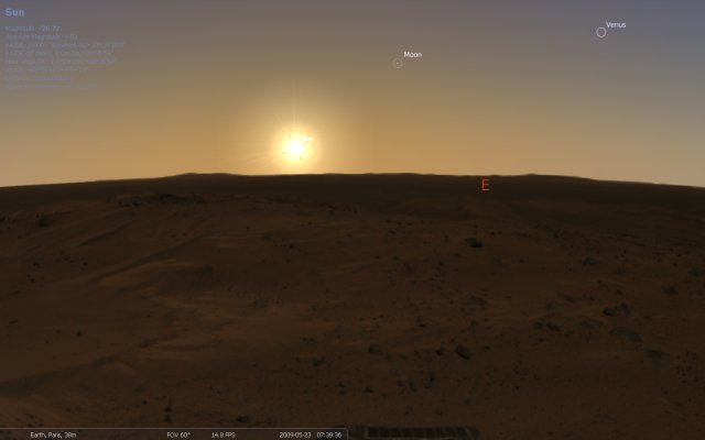 Mars dawn