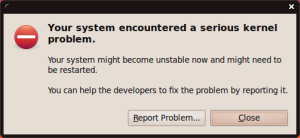 Kernel error