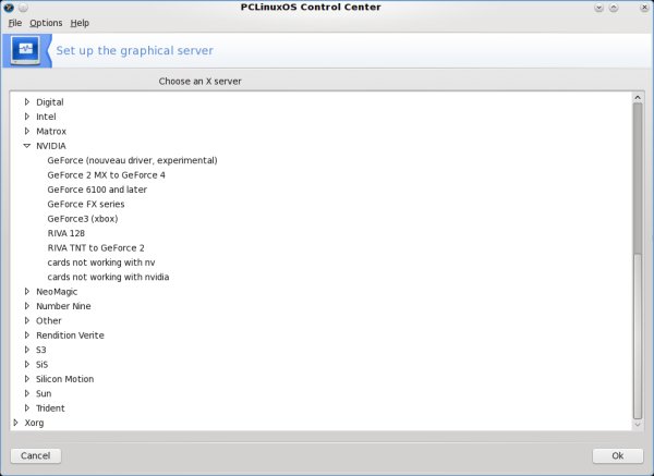 Graphic driver options