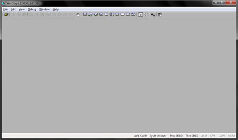 Windows Debugger main