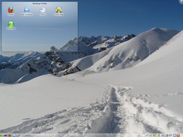KDE desktop