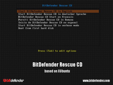 BitDefender boot