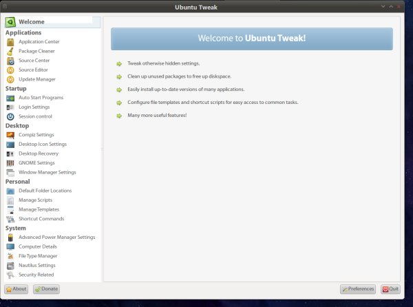 Ubuntu Tweak