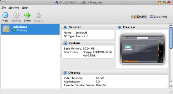 Preview Jolicoud running