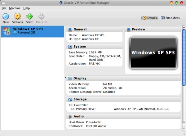 Preview Windows XP stopped