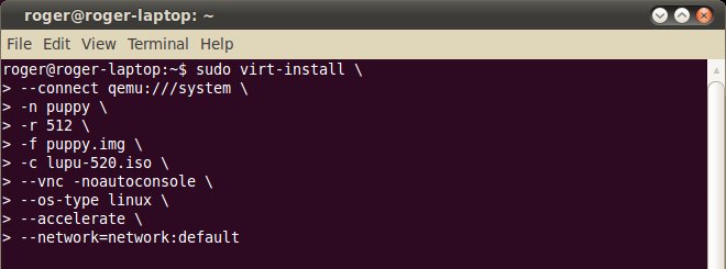 Puppy, starting from command line