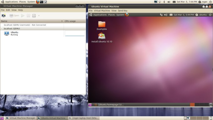 Ubuntu, running 2