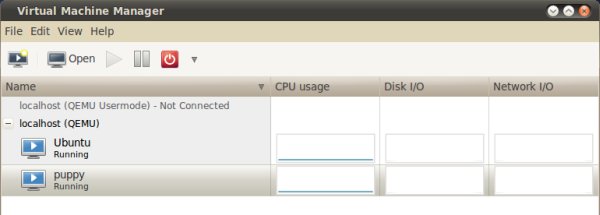 Two machines running