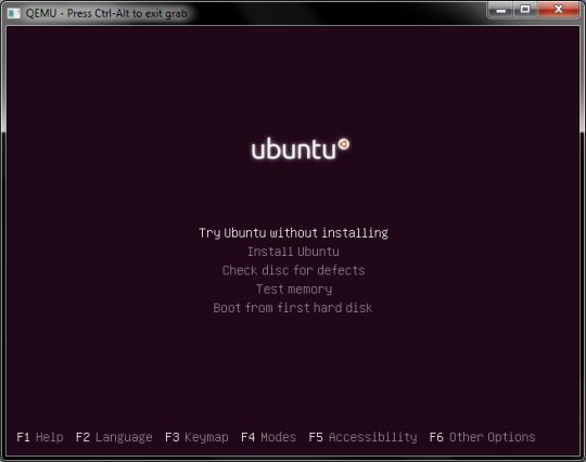 Ubuntu menu