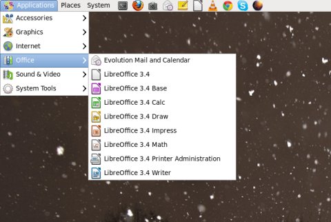 LibreOffice menu