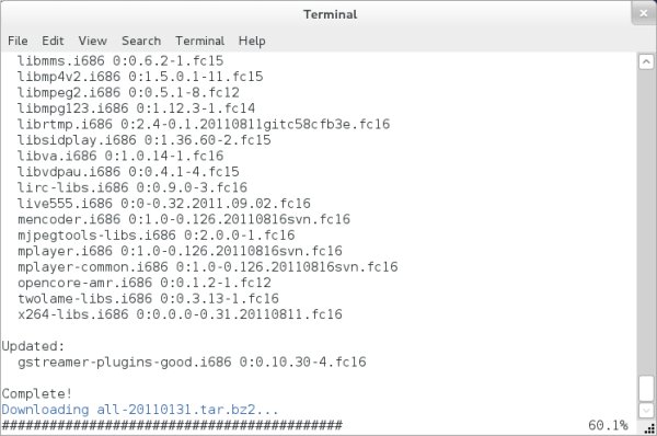 Terminal, utils running