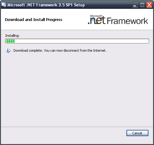 dotNET install