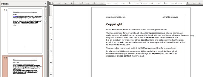 LibreOffice, low quality