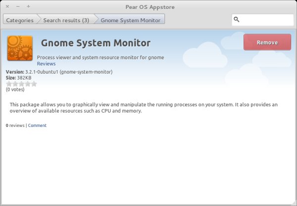 System monitor is installed