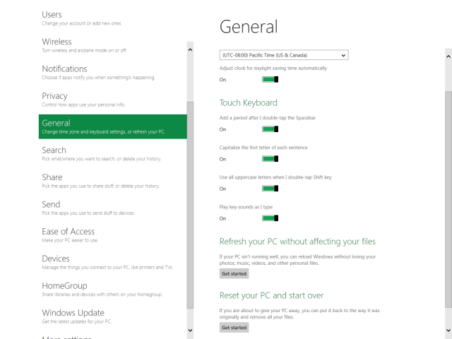 Via new control panel