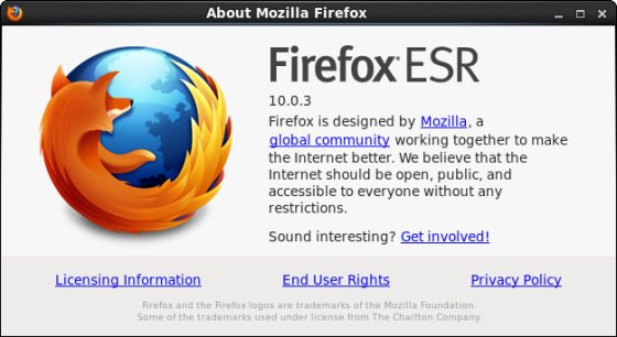Firefox about