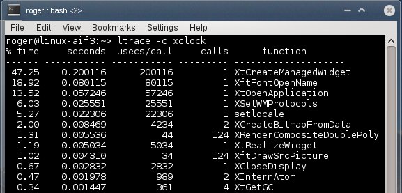 Ltrace, good machine
