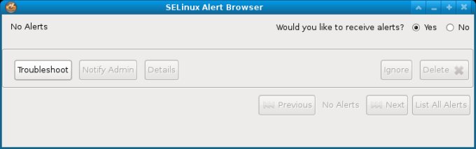 SELinux quiet