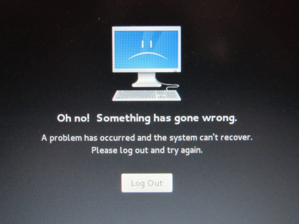 Something has gone wrong