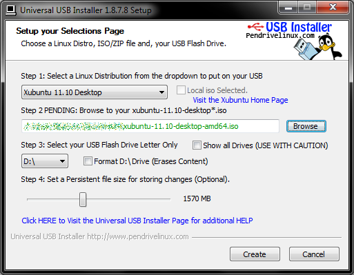 Universal USB creator