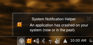 Crash notification