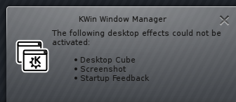 Desktop effects do not work