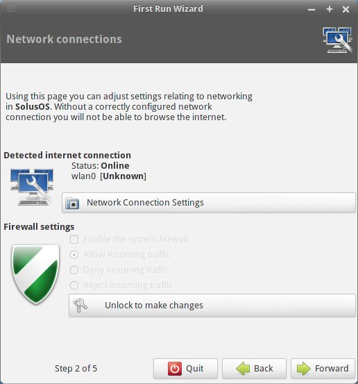 Network settings