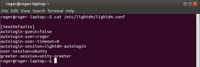 Auto-login config in Ubuntu