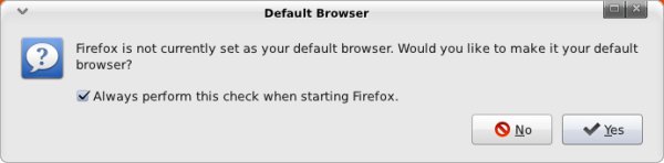 Firefox, default