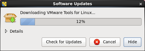 VMware Tools setup