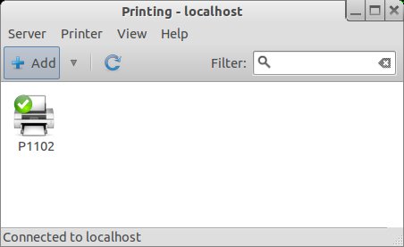 Printer configured
