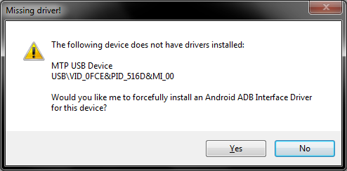 Forceful driver install