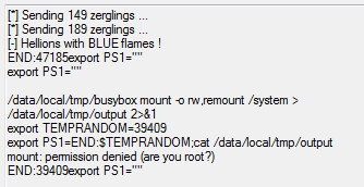 Rooting in progress, failed