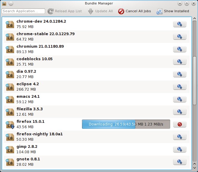 Bundles, downloading Firefox