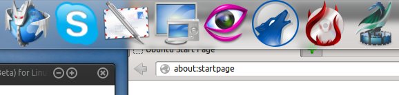Top panel, auto-hide zoomed