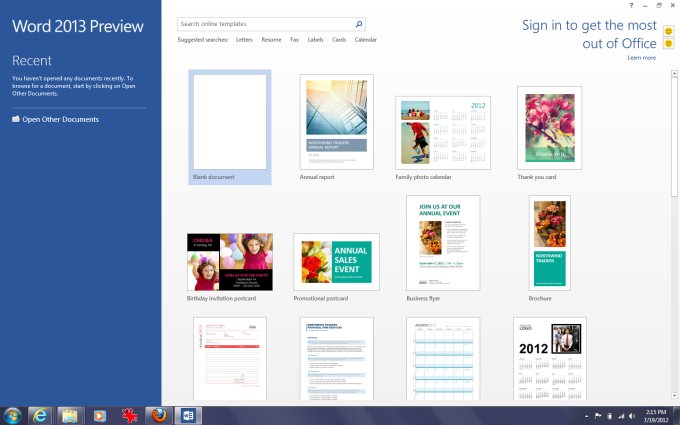 Preview, full screen
