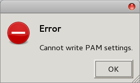 Fingerprint reader error