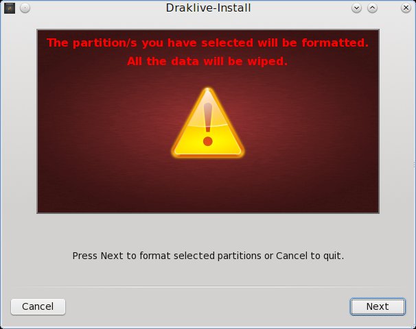 Confusing wipe message
