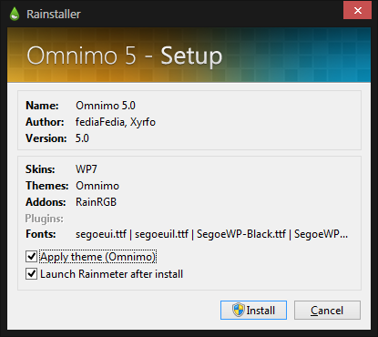 Install Omnimo